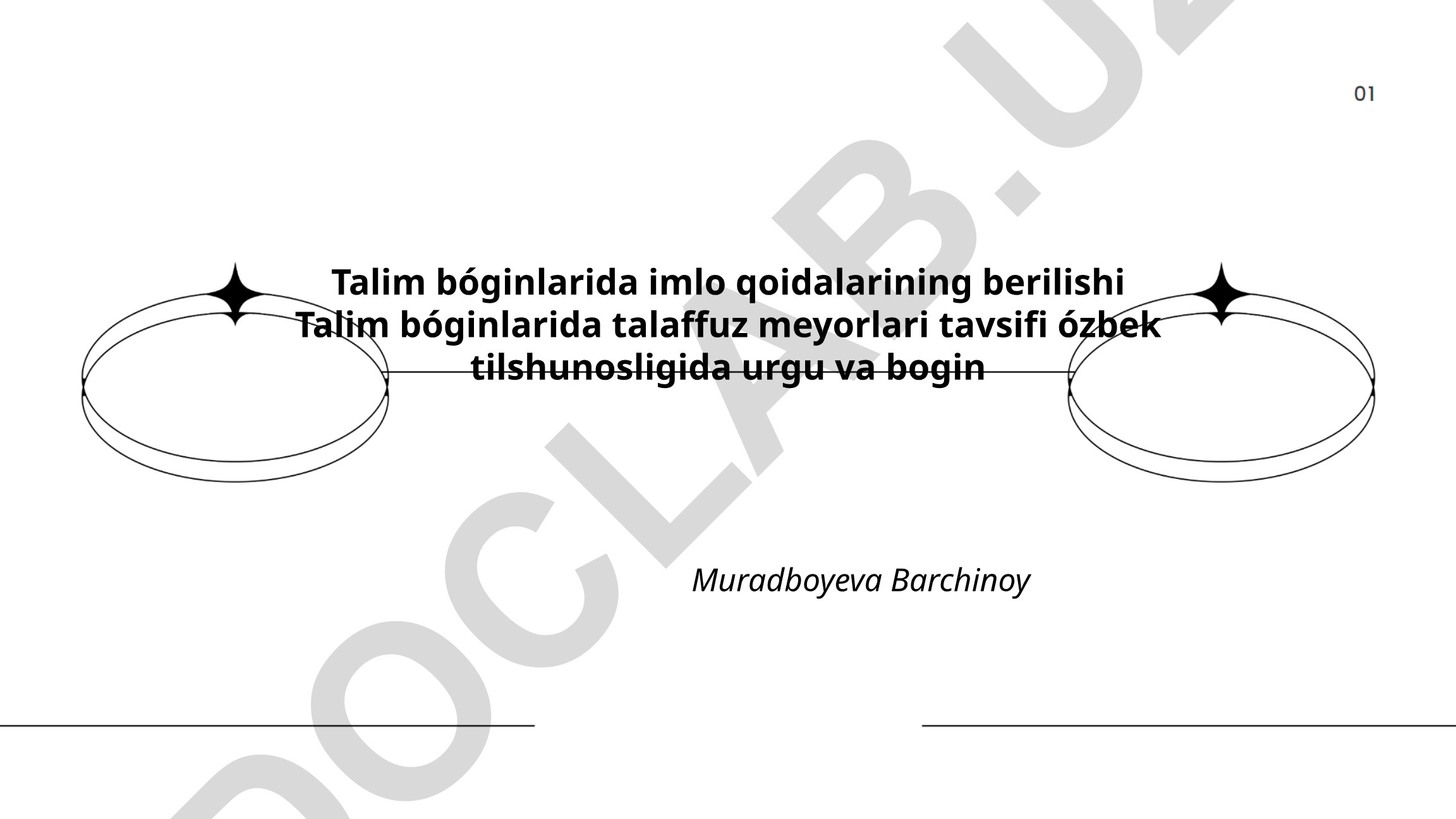 Ta'lim bo'g'inlarida imlo qoidalarini o'rgatish metodikasi