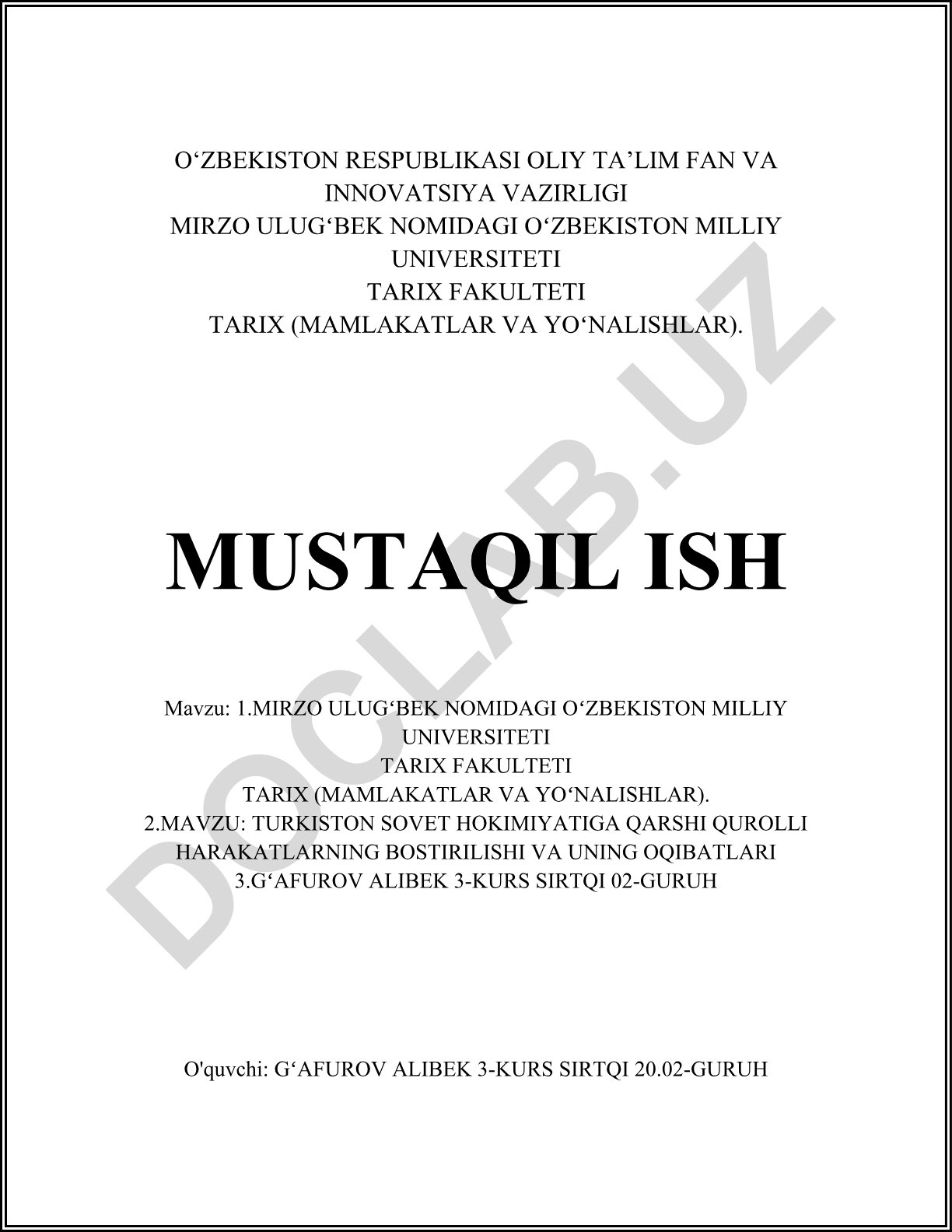 Turkiston Sovet hokimiyatiga qarshi qurolli harakatlarning bostirilishi va uning oqibatlari