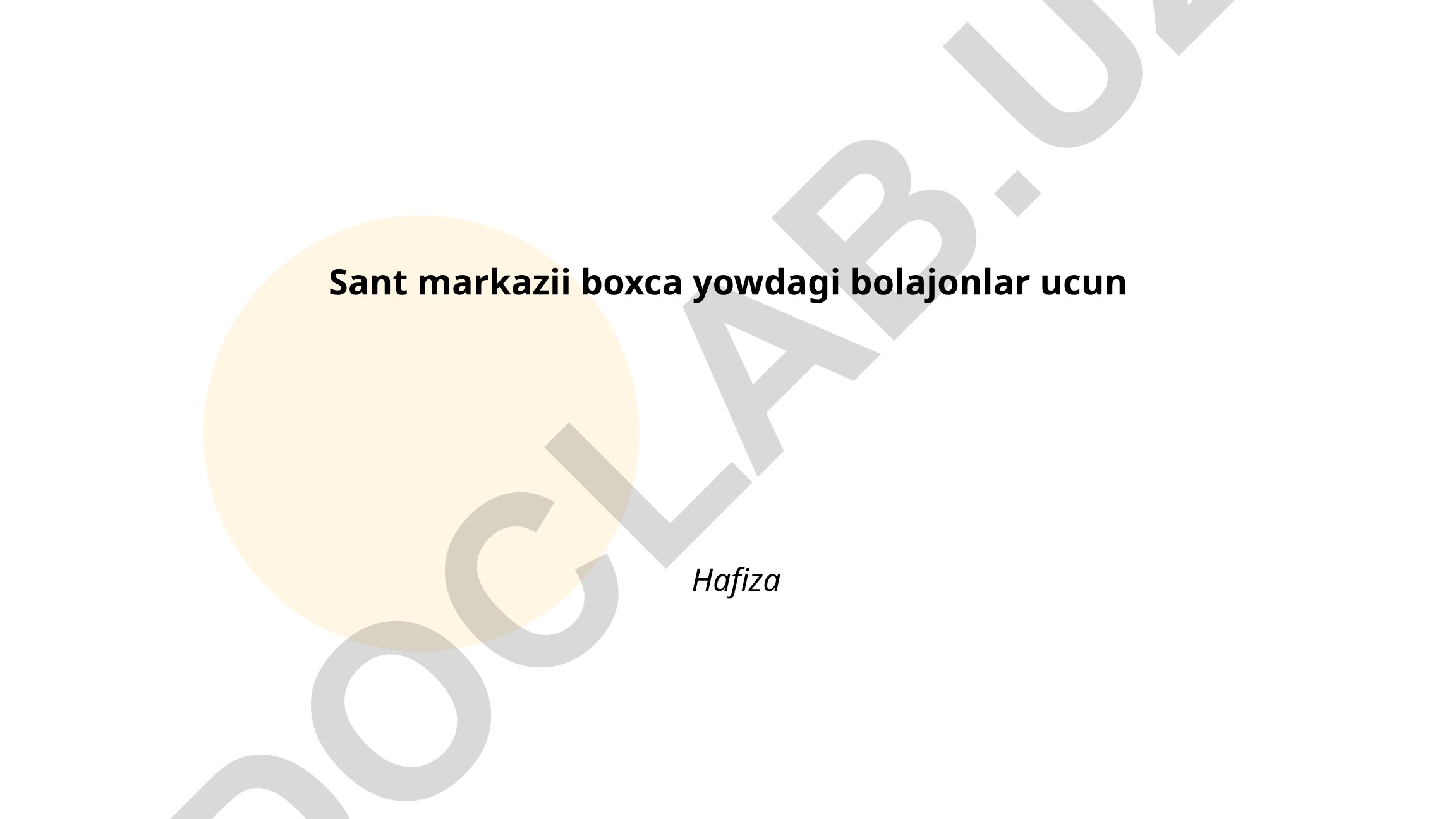 Sanʼat markazida bolalar uchun rassomchilik, teatr va musiqa darslari