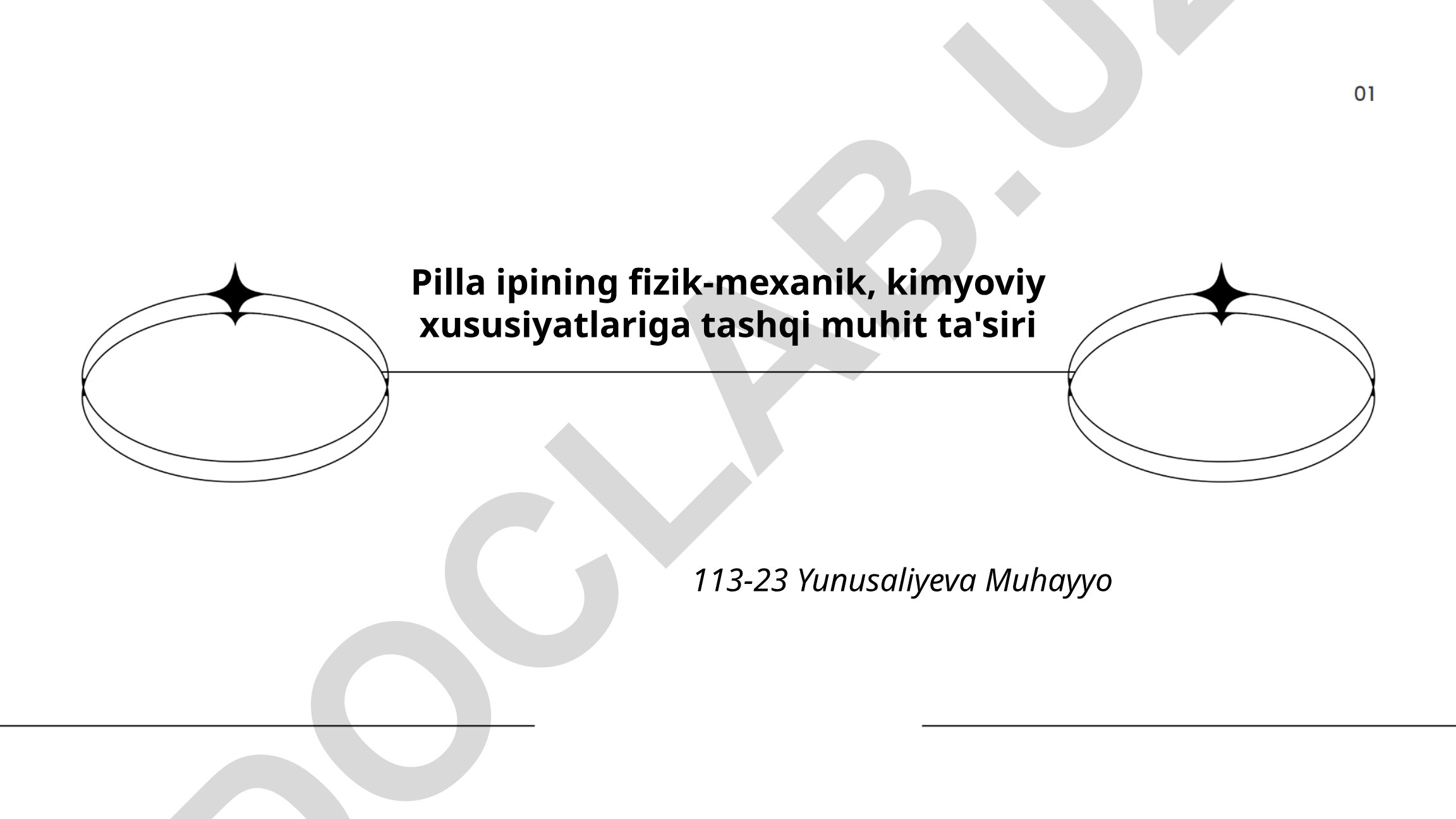 Pilla ipining fizik-mexanik, kimyoviy xususiyatlariga tashqi muhit ta'siri
