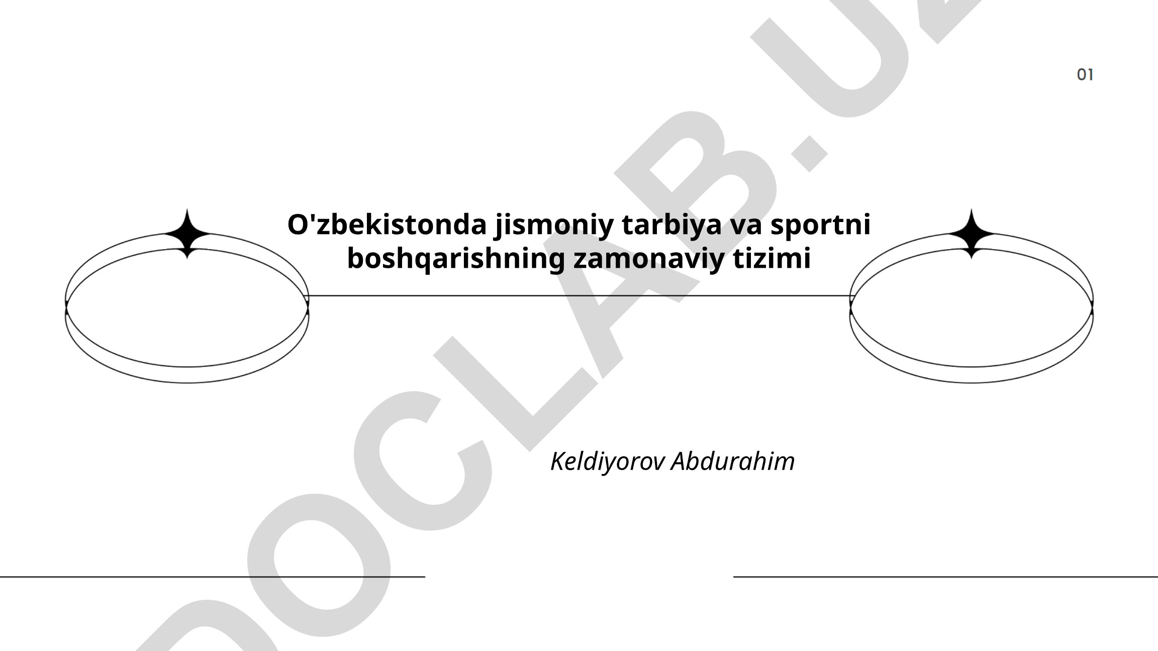 O'zbekistonda jismoniy tarbiya va sportni boshqarishning zamonaviy tizimi