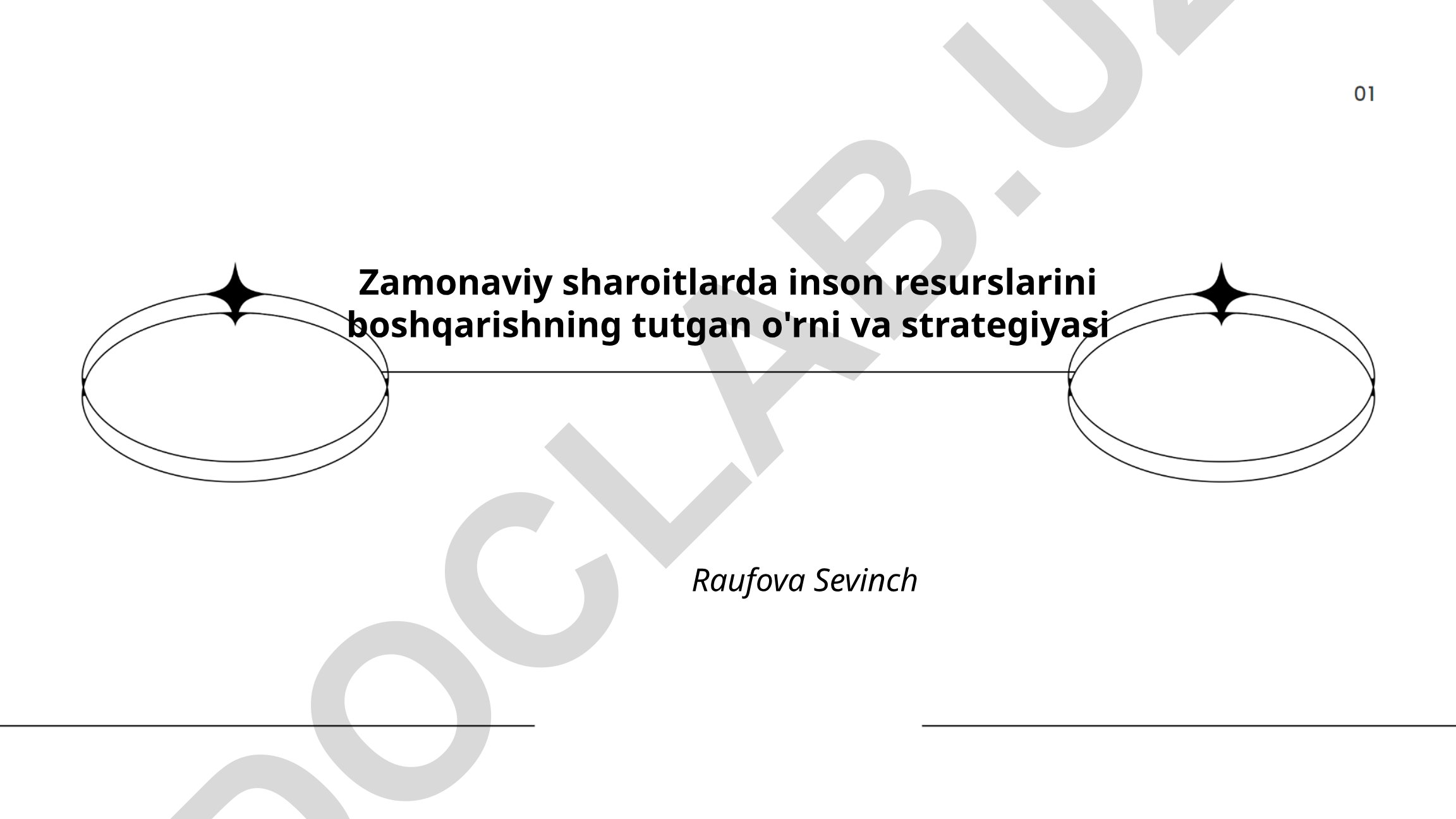 Zamonaviy sharoitlarda inson resurslarini boshqarish strategiyasi