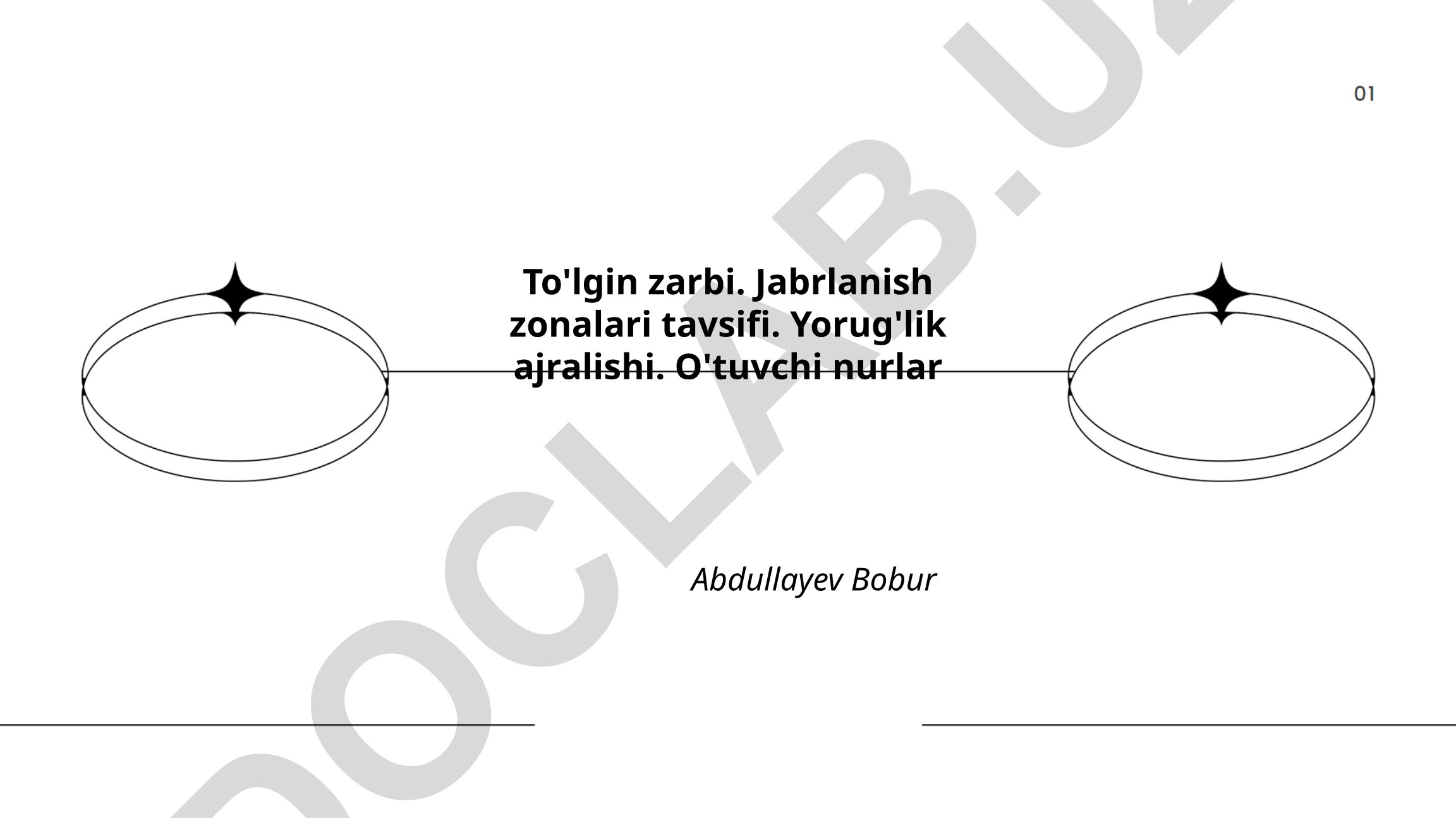 To'lqin zarbi tushunchasi va jabrlanish zonalari