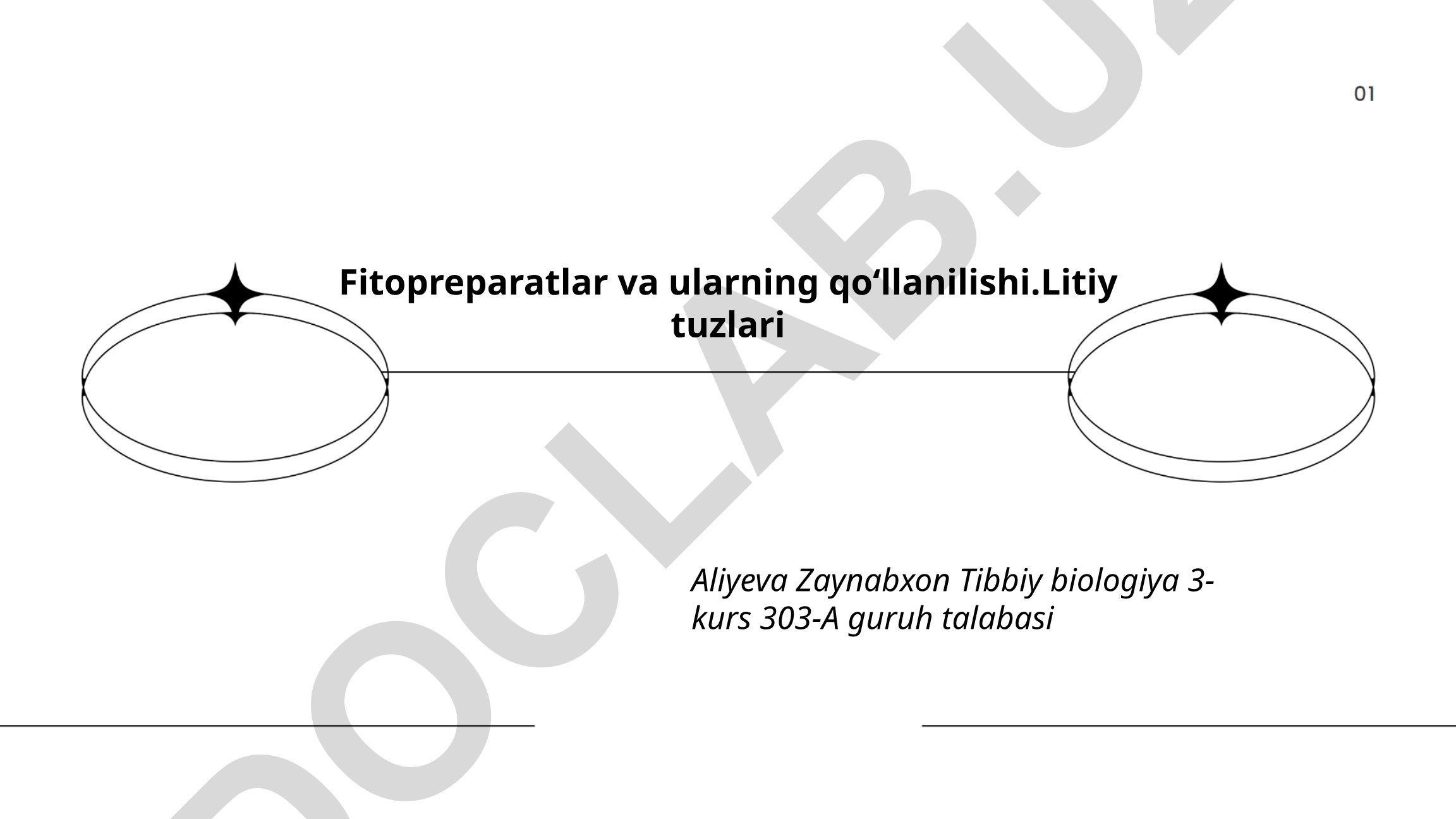 Fitopreparatlar va ularning qoʻllanilishi