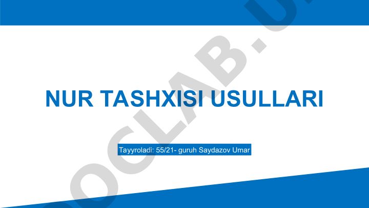 Nur tashxisi usullari: turlari, tarixi va rentgenologik tadqiqotlar