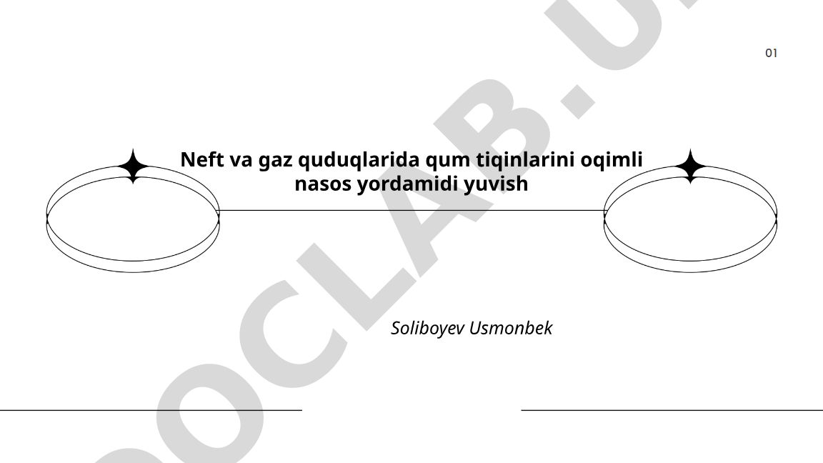 Neft va gaz quduqlarida qum tiqinlarini oqimli nasos yordamida yuvish