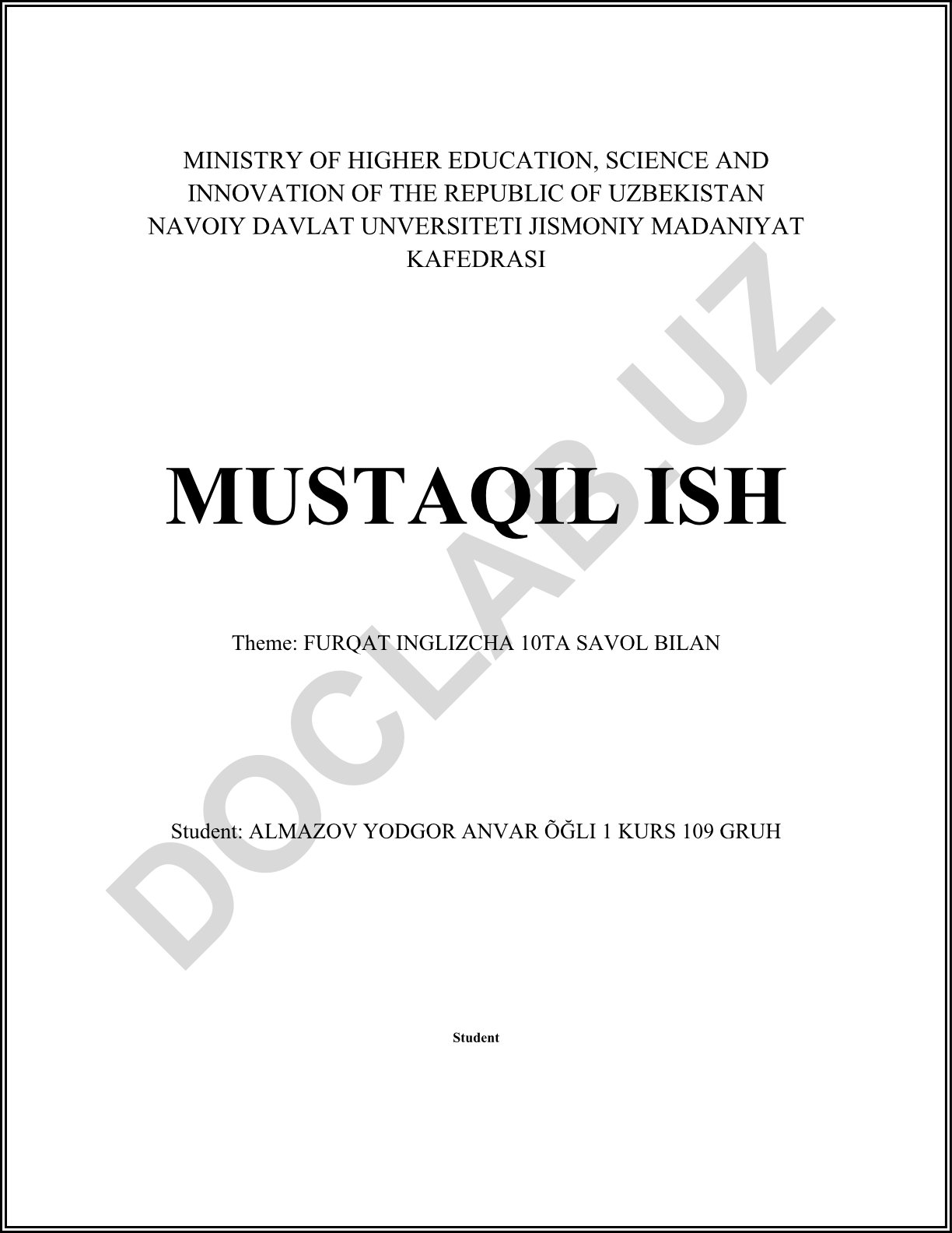 Furqat hayoti va adabiy merosi
