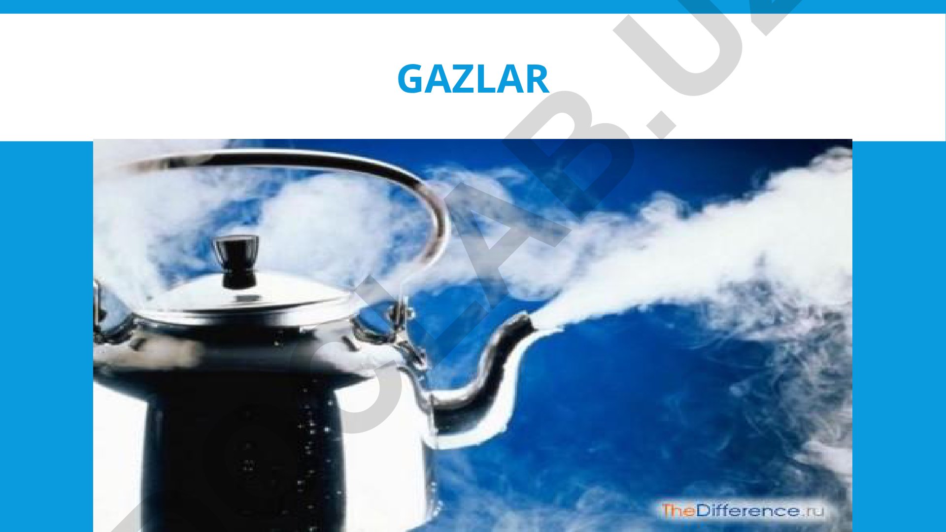 Gazlar va ularning hayotdagi qo'llanilishi