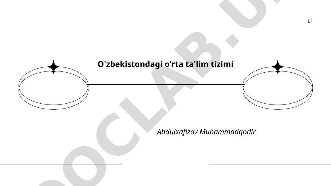 O'zbekistondagi o'rta ta'lim tizimi