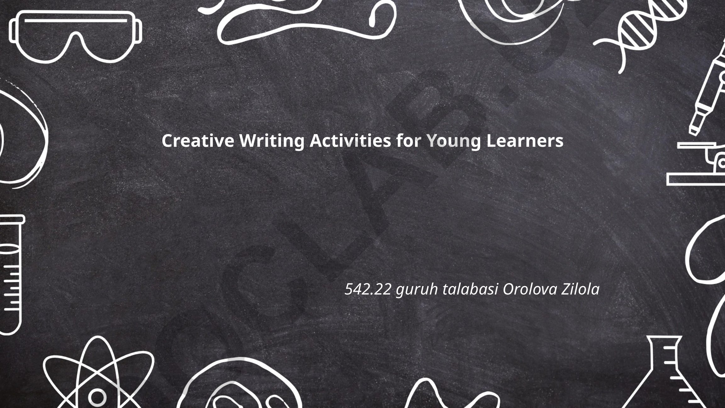 Creative Writing Activities for Young Learners