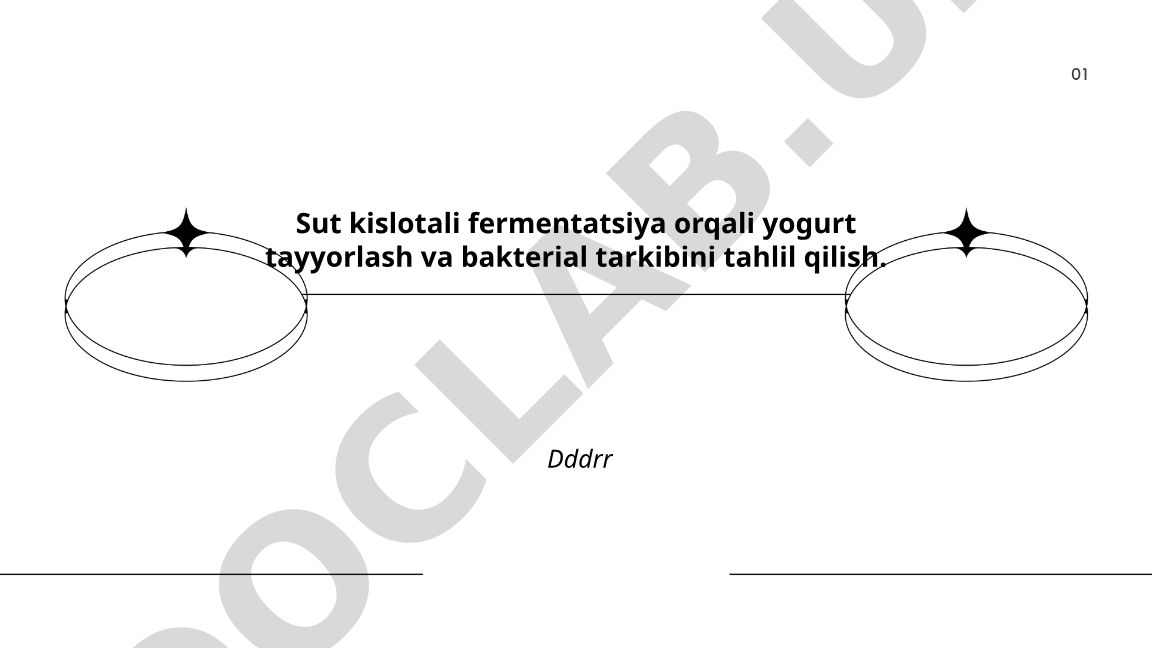 Sut kislotali fermentatsiya orqali yogurt tayyorlash va bakterial tarkibini tahlil qilish