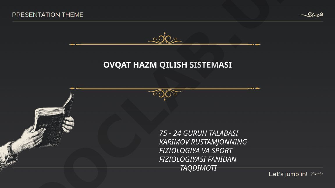 Ovqat hazm qilish tizimining anatomik tuzilishi va funksiyalari