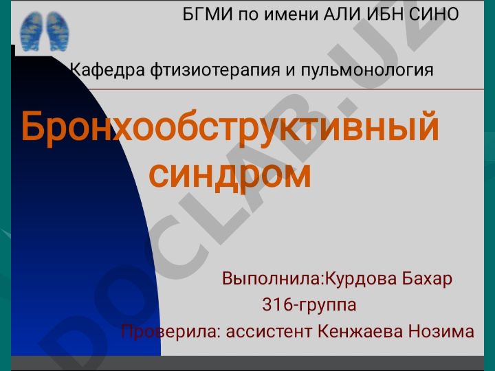 Бронхообструктивный синдром: эпидемиология, факторы риска и классификация