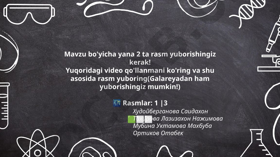 Telegram bot orqali rasm yuborish bo'yicha video qo'llanma