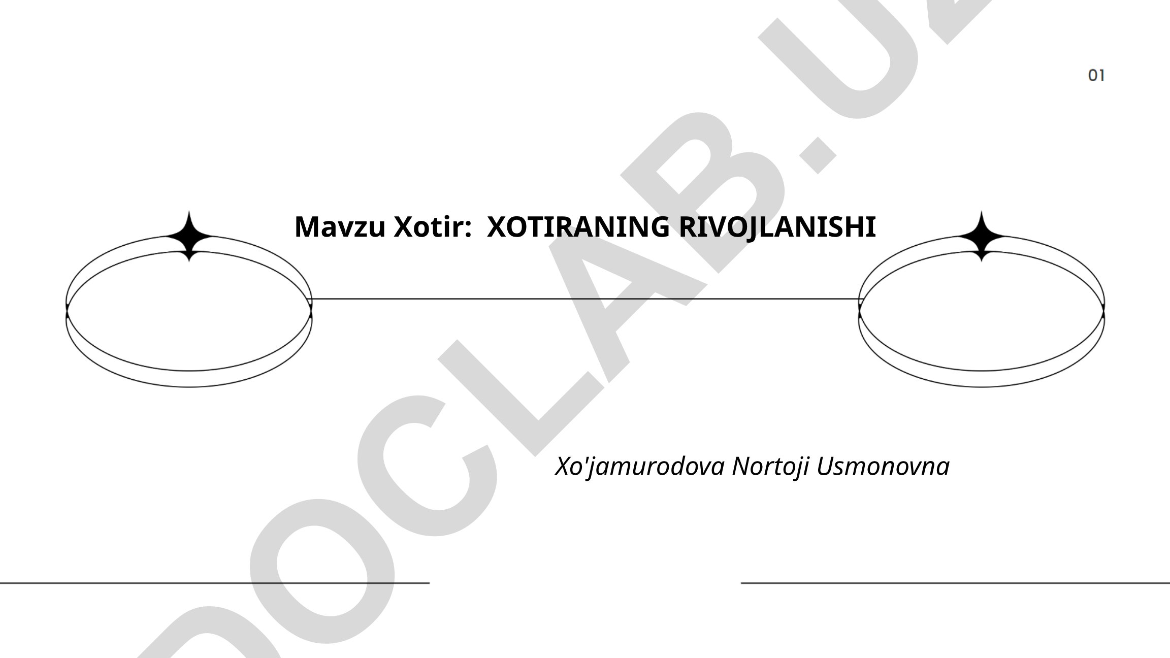Xotiraning rivojlanishi