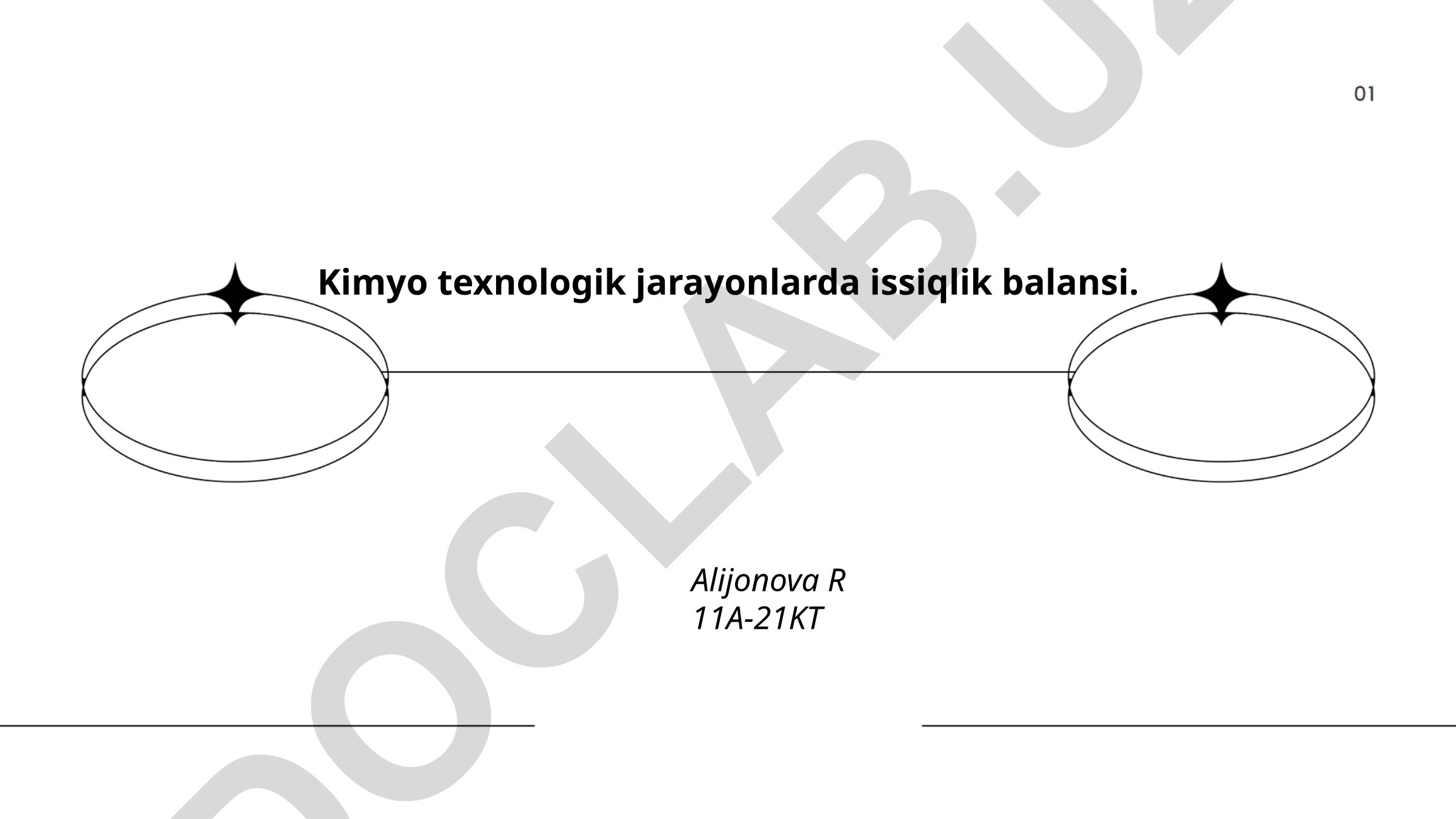 Kimyo texnologik jarayonlarda issiqlik balansi