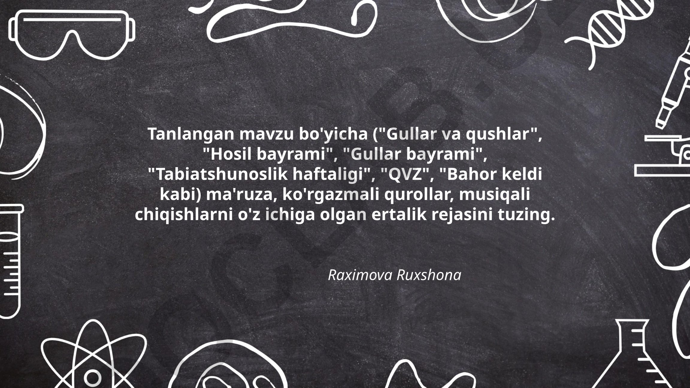 Gullar va qushlar: bahor gullari va qushlar hayoti