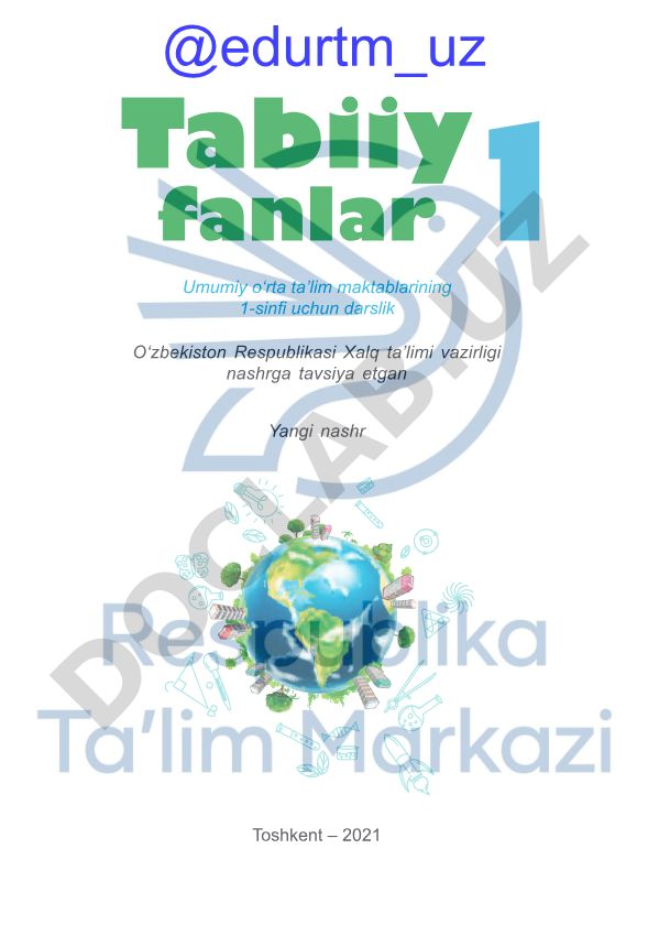 Umumiy o'rta ta'lim maktablarining 1-sinfi uchun darslik