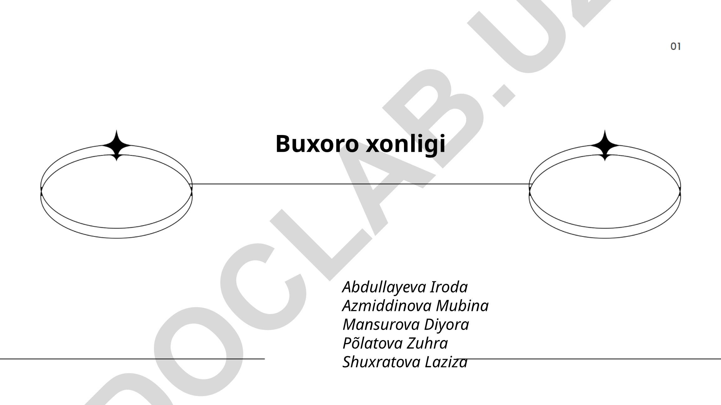 Buxoro xonligining vujudga kelishi va tarixiy bosqichlari