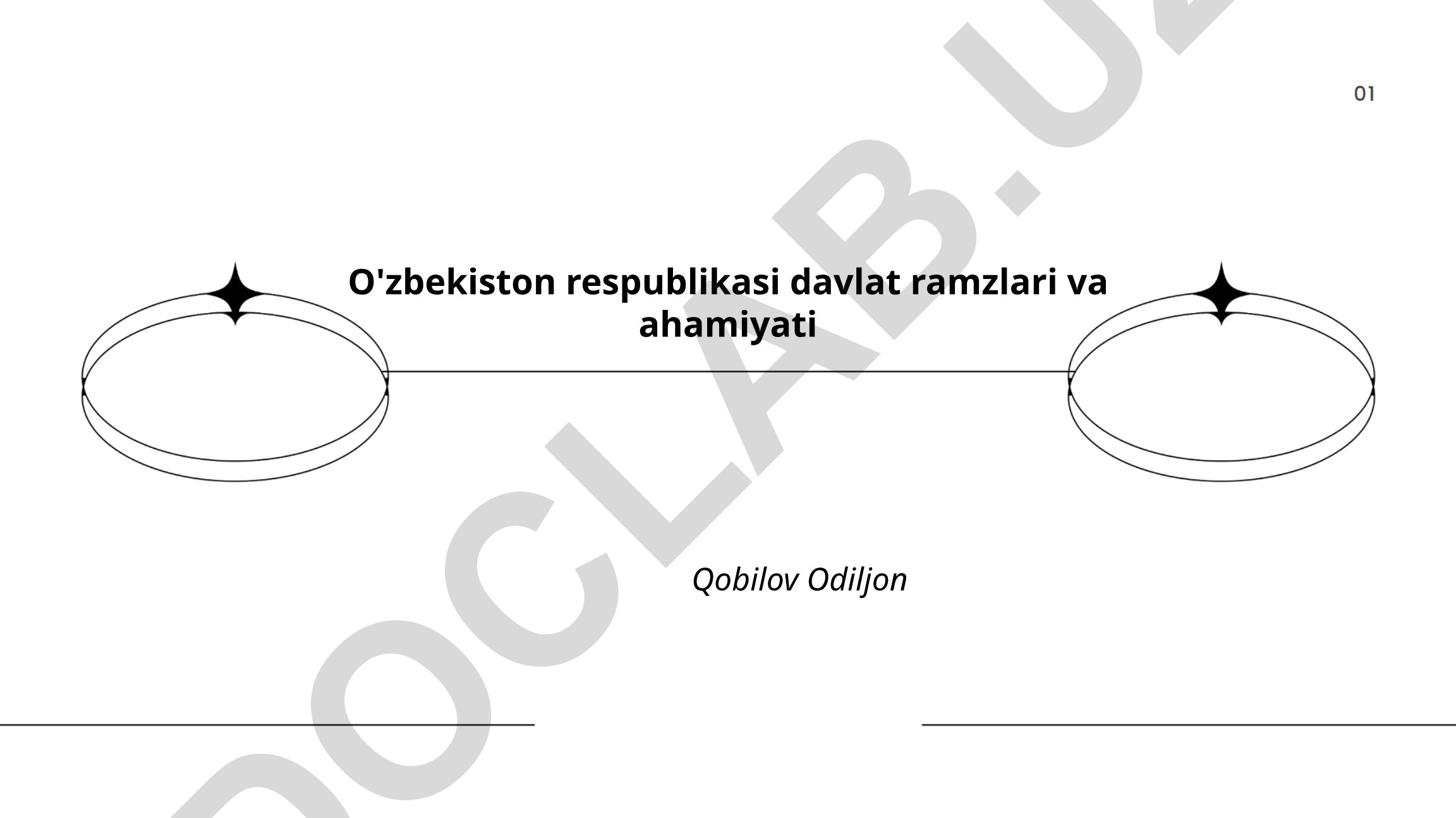 O'zbekiston Respublikasi davlat ramzlari va ularning ahamiyati