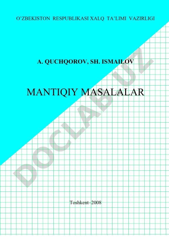 Mantiqiy masalalar