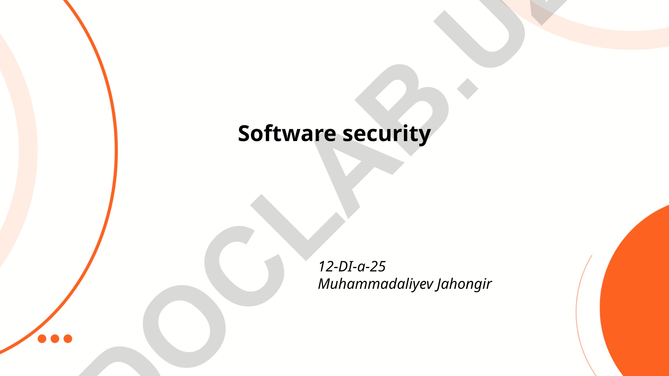 Software security: Secure coding practices and threat modeling