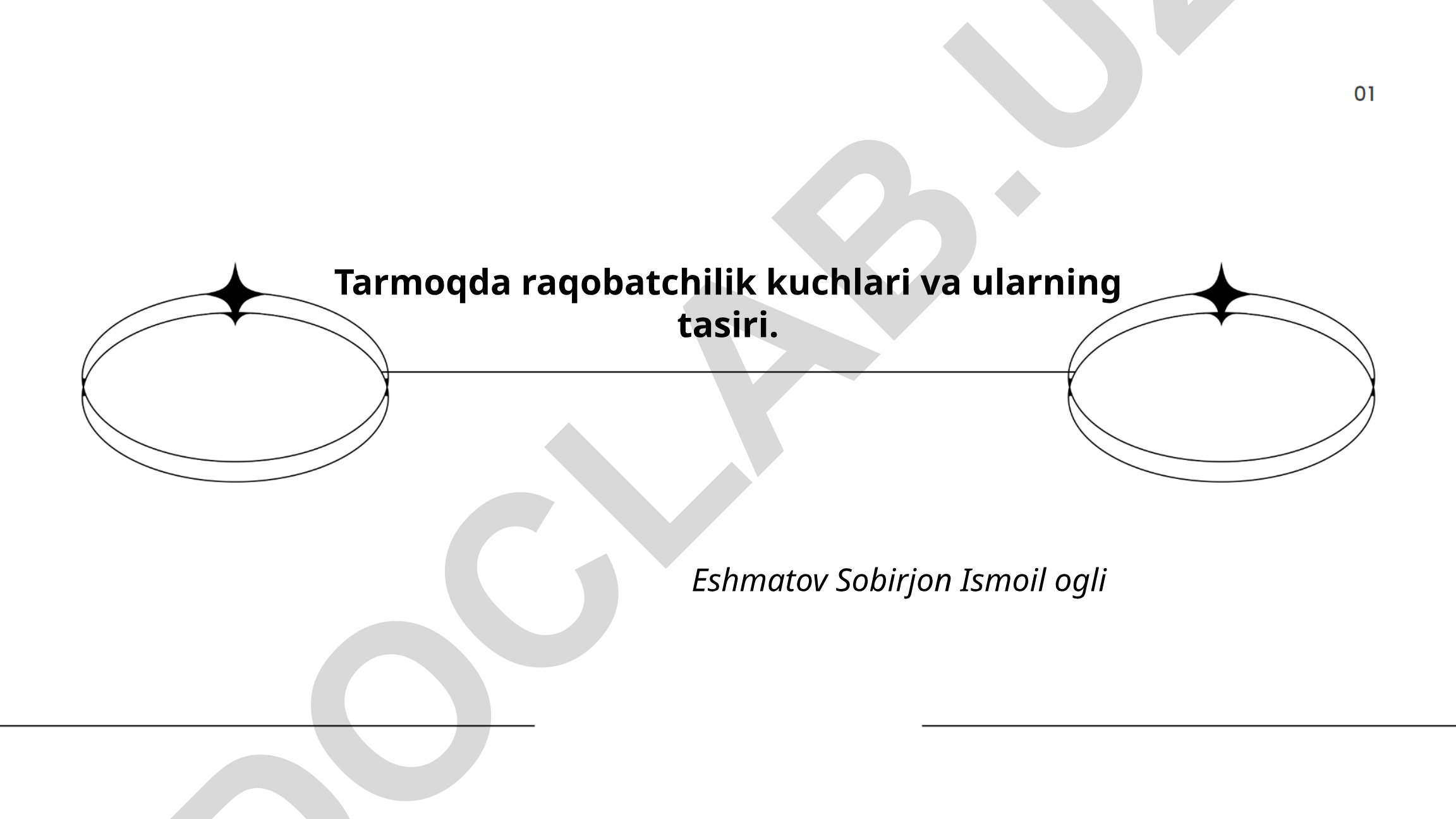 Tarmoqda raqobatchilik kuchlari va ularning tasiri