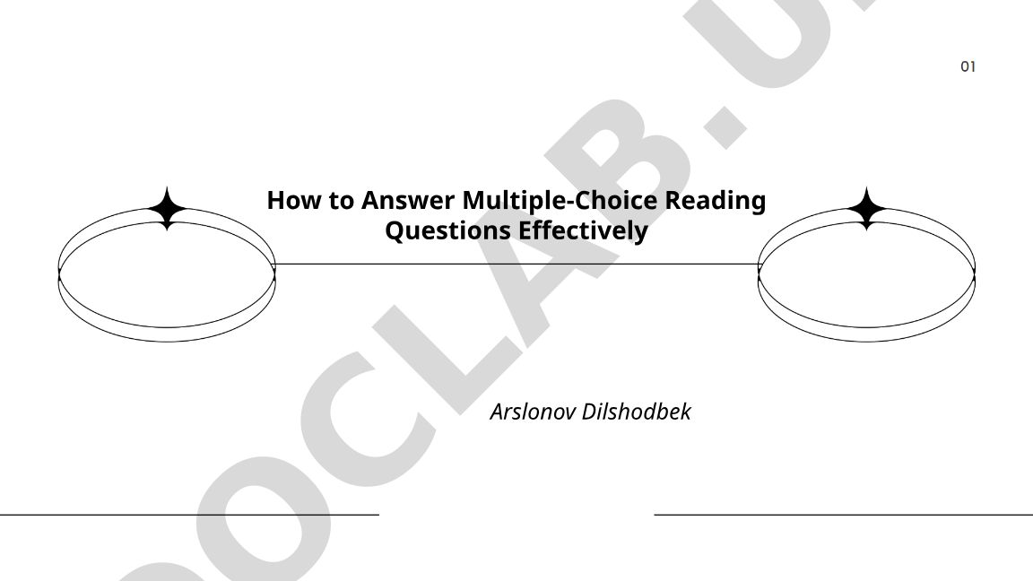 How to Answer Multiple-Choice Reading Questions Effectively