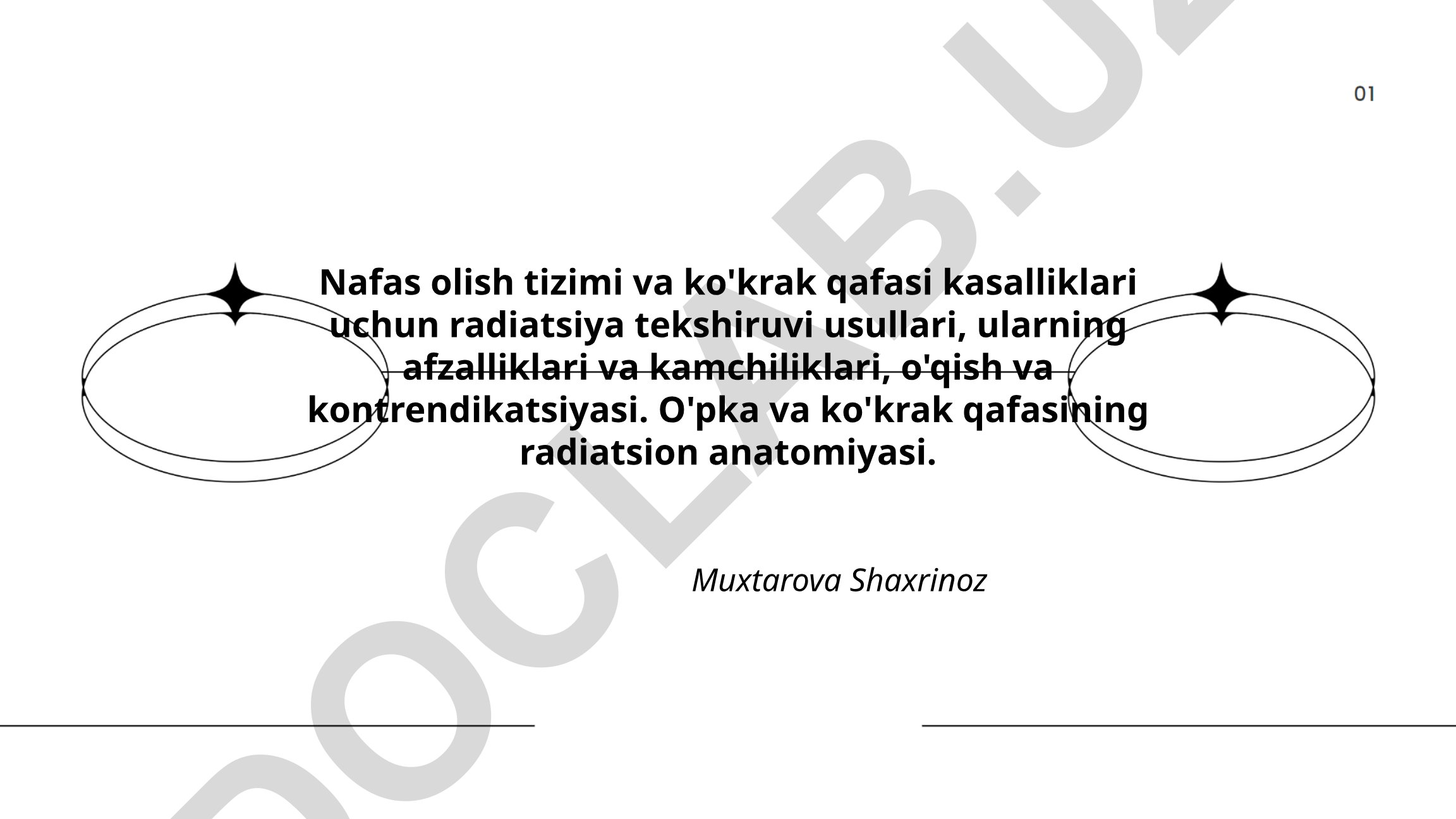 Nafas olish tizimi va ko'krak qafasi kasalliklari uchun radiatsiya tekshiruvi usullari