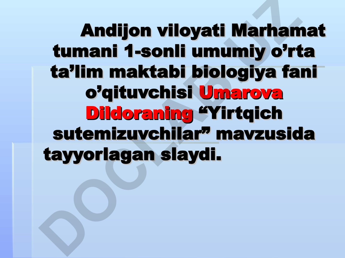 Yirtqich sutemizuvchilar turkumi