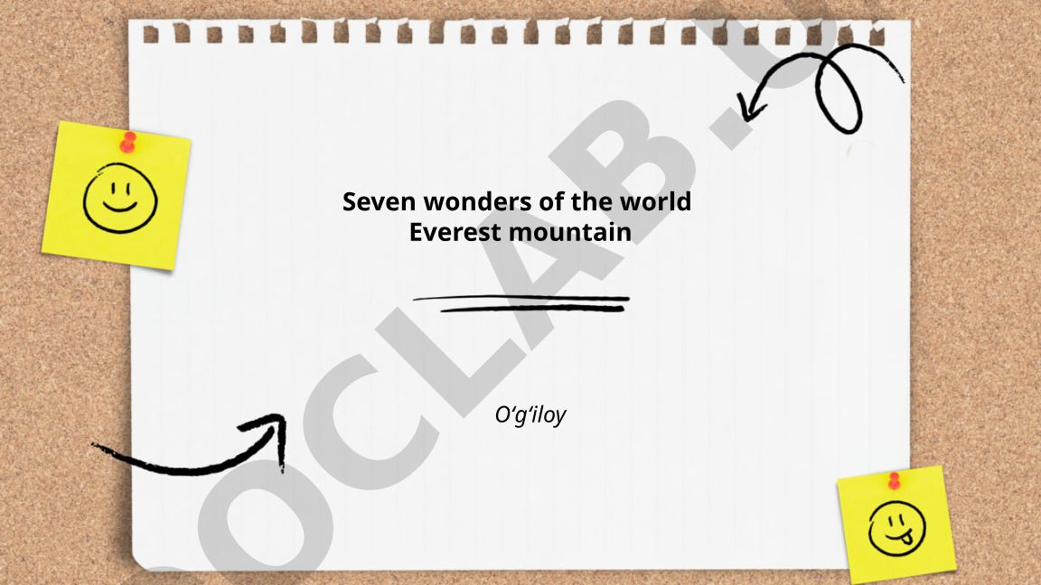 Mount Everest as a candidate for modern Seven Wonders of the World