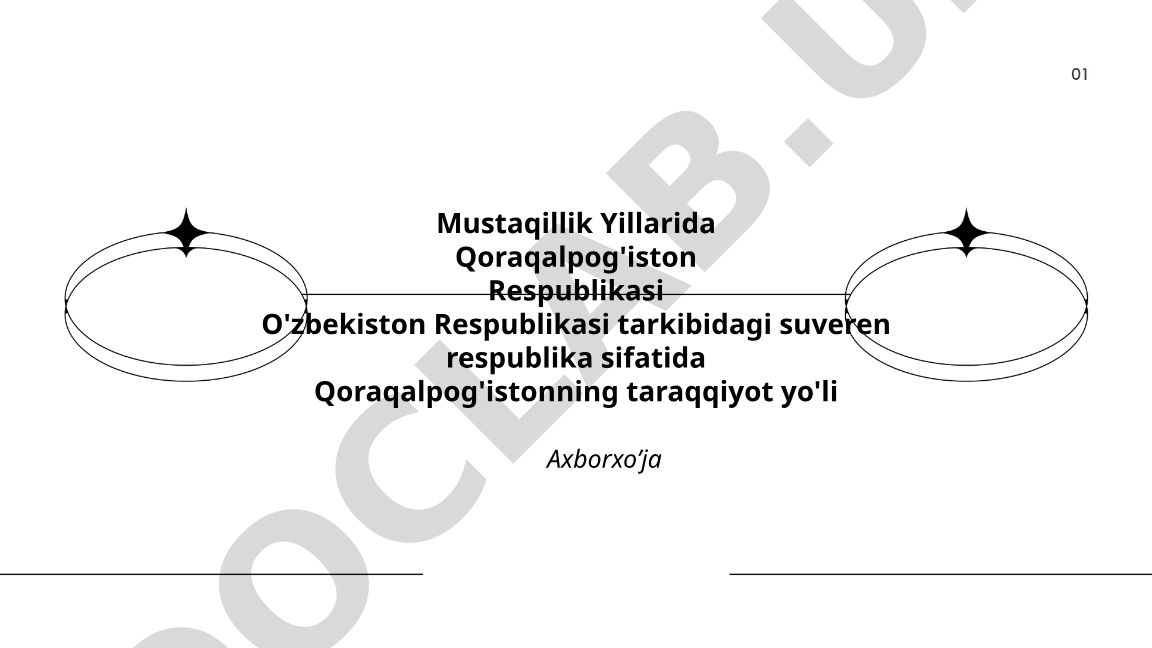 Mustaqillik yillarida Qoraqalpog'iston Respublikasining konstitutsiyaviy maqomi va taraqqiyoti