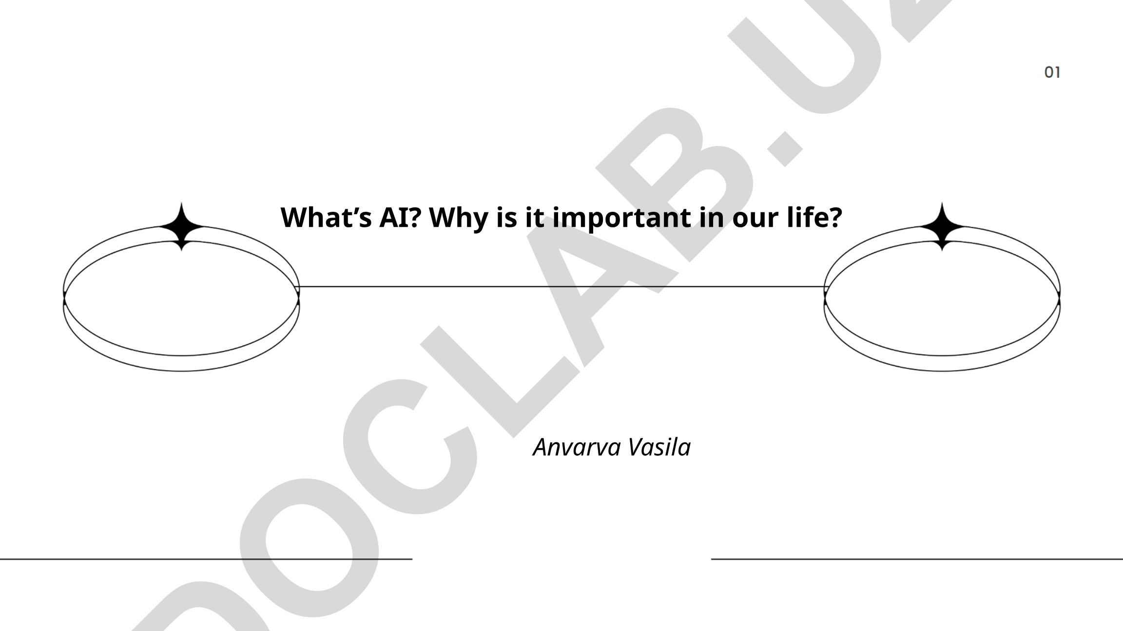 What's AI? Why is it important in our life?