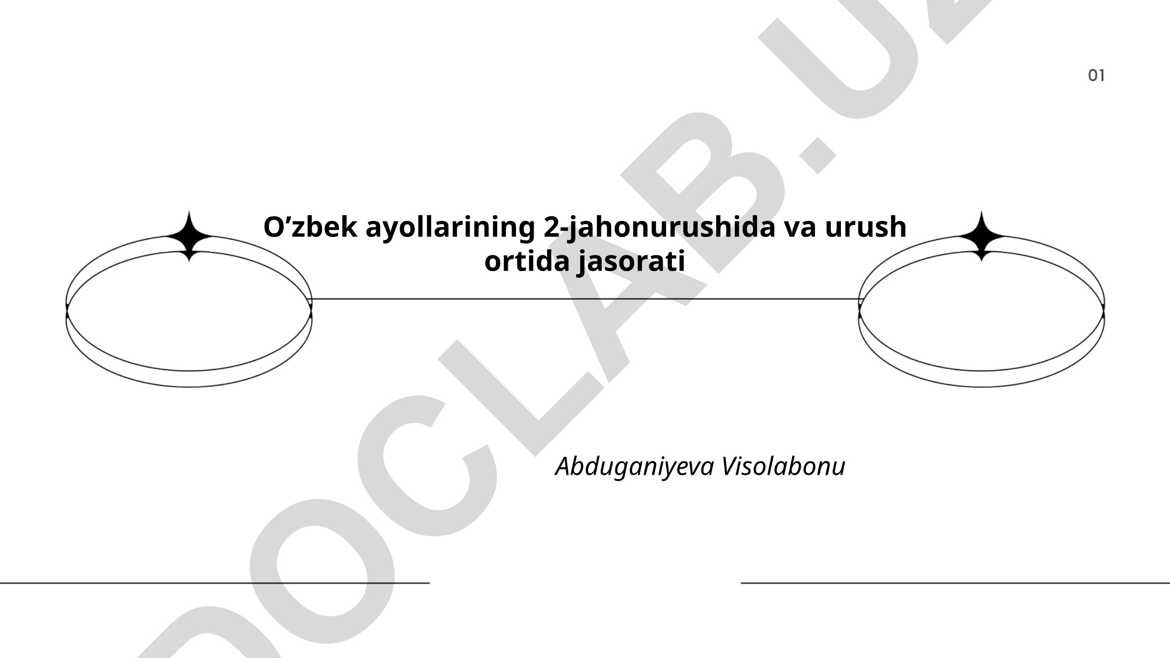 O'zbek ayollarining 2-jahon urushida va urush ortida jasorati