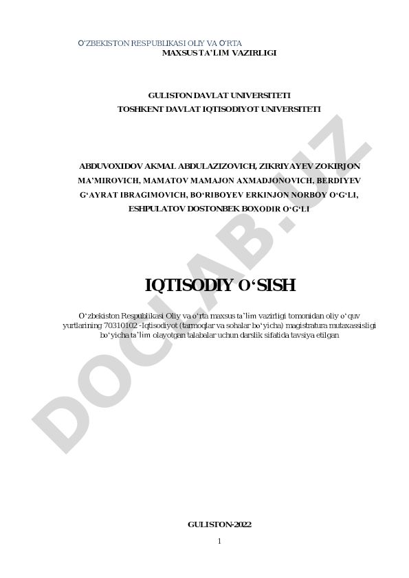 Iqtisodiy o'sish