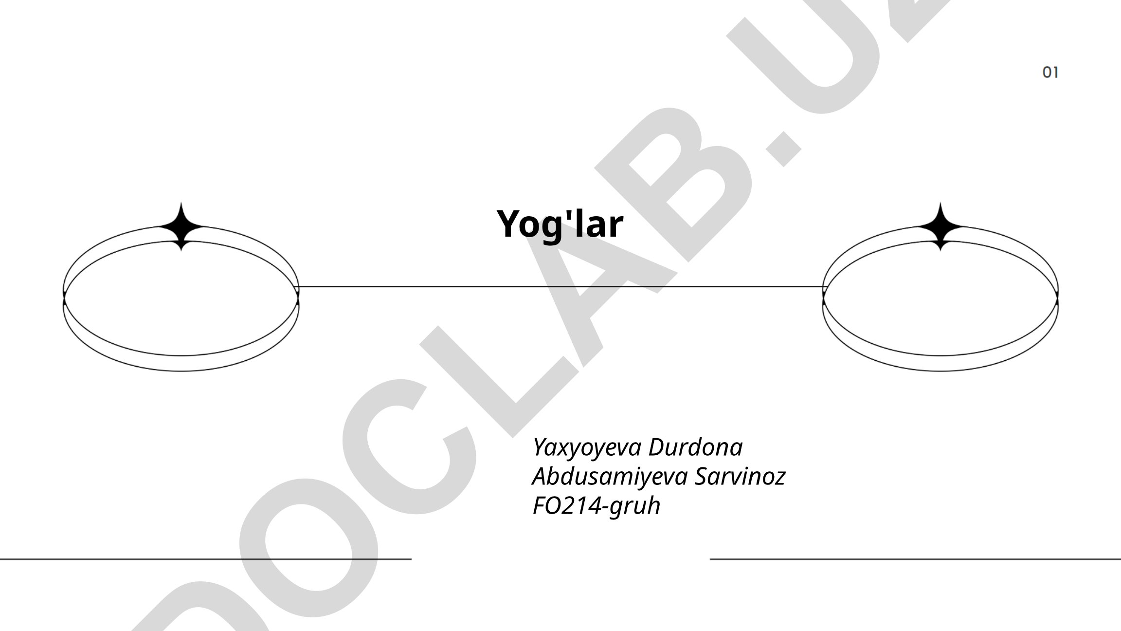 Yog'lar va ularning kimyoviy tarkibi