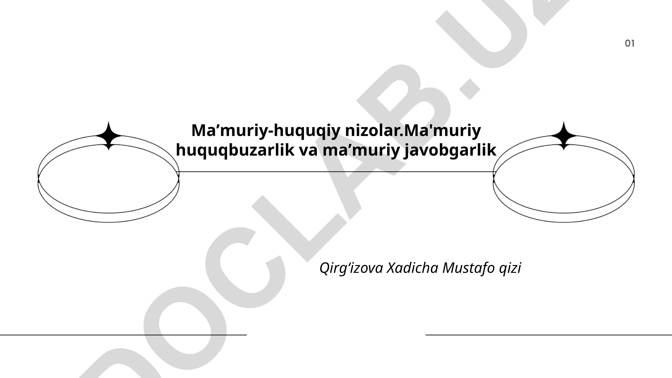Ma'muriy-huquqiy nizolar, ma'muriy huquqbuzarlik va javobgarlik