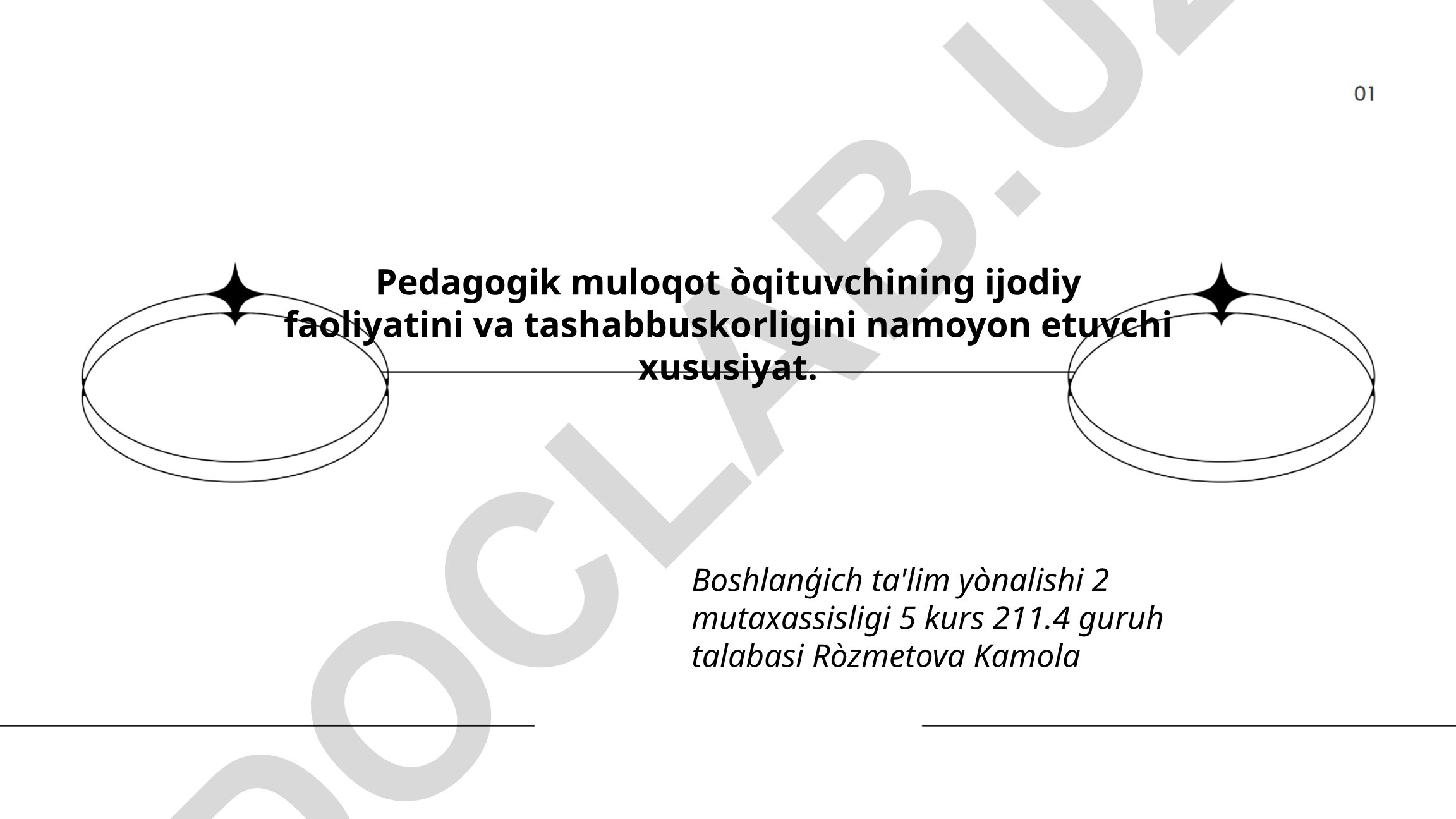 Pedagogik muloqotning ahamiyati va o'qituvchining ijodiy faoliyati