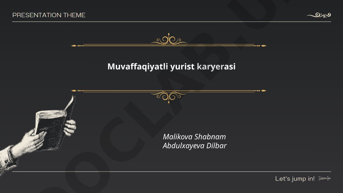 Muvaffaqiyatli yurist karyerasi