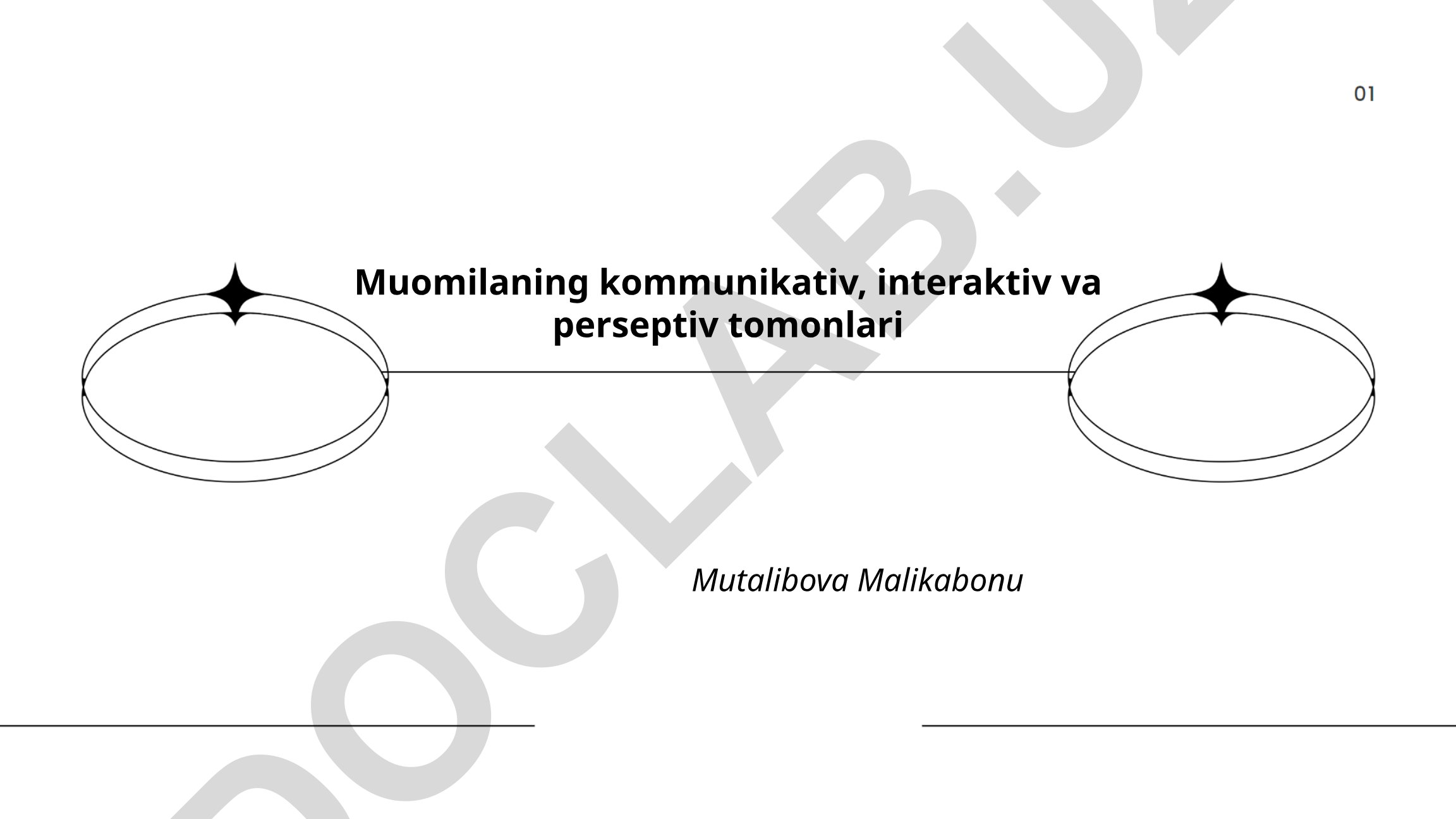 Muomilaning kommunikativ, interaktiv va perseptiv tomonlari