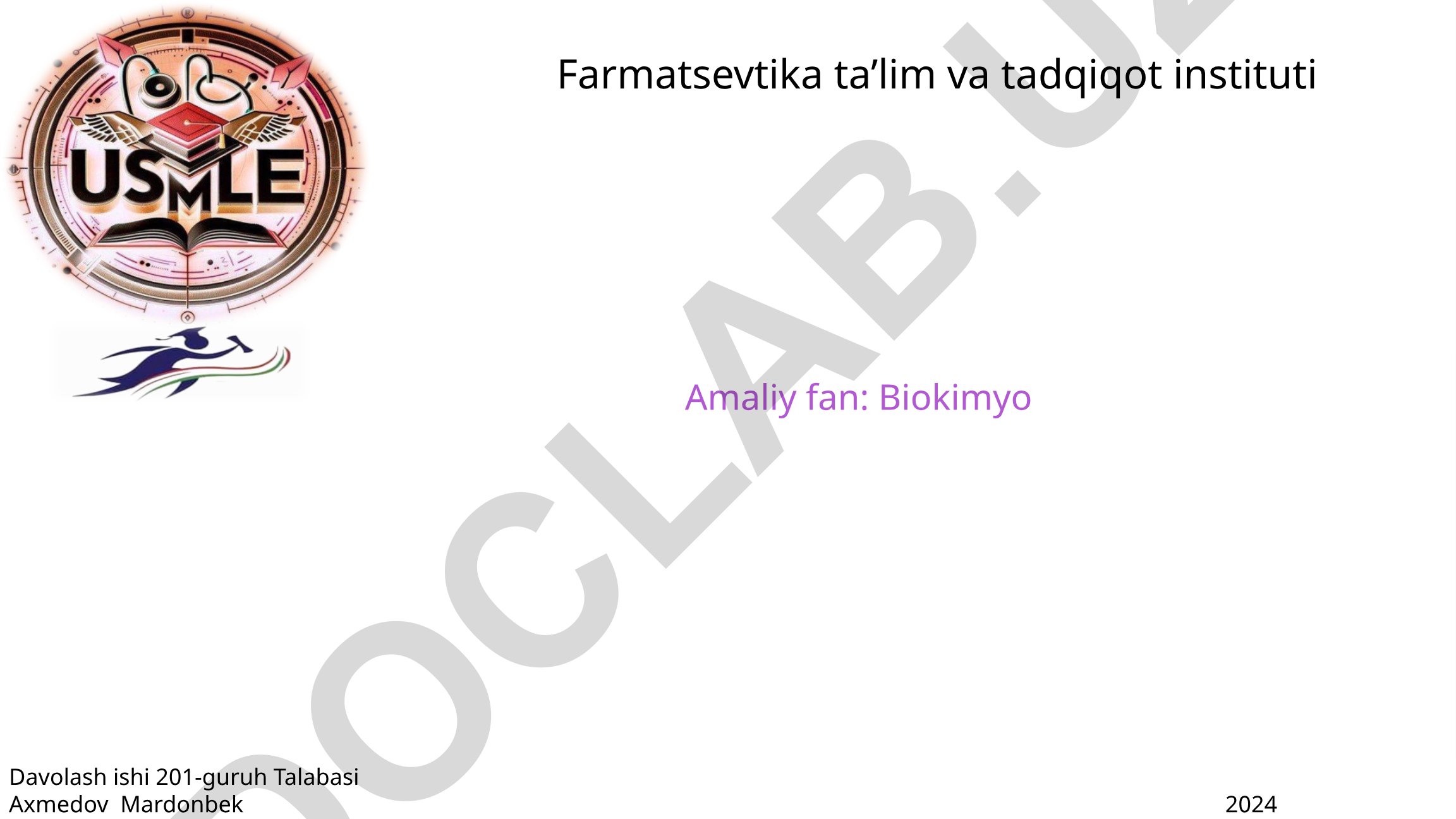 Moddalar almashinuviga kirish. Metabolizm to'g'risida tushuncha