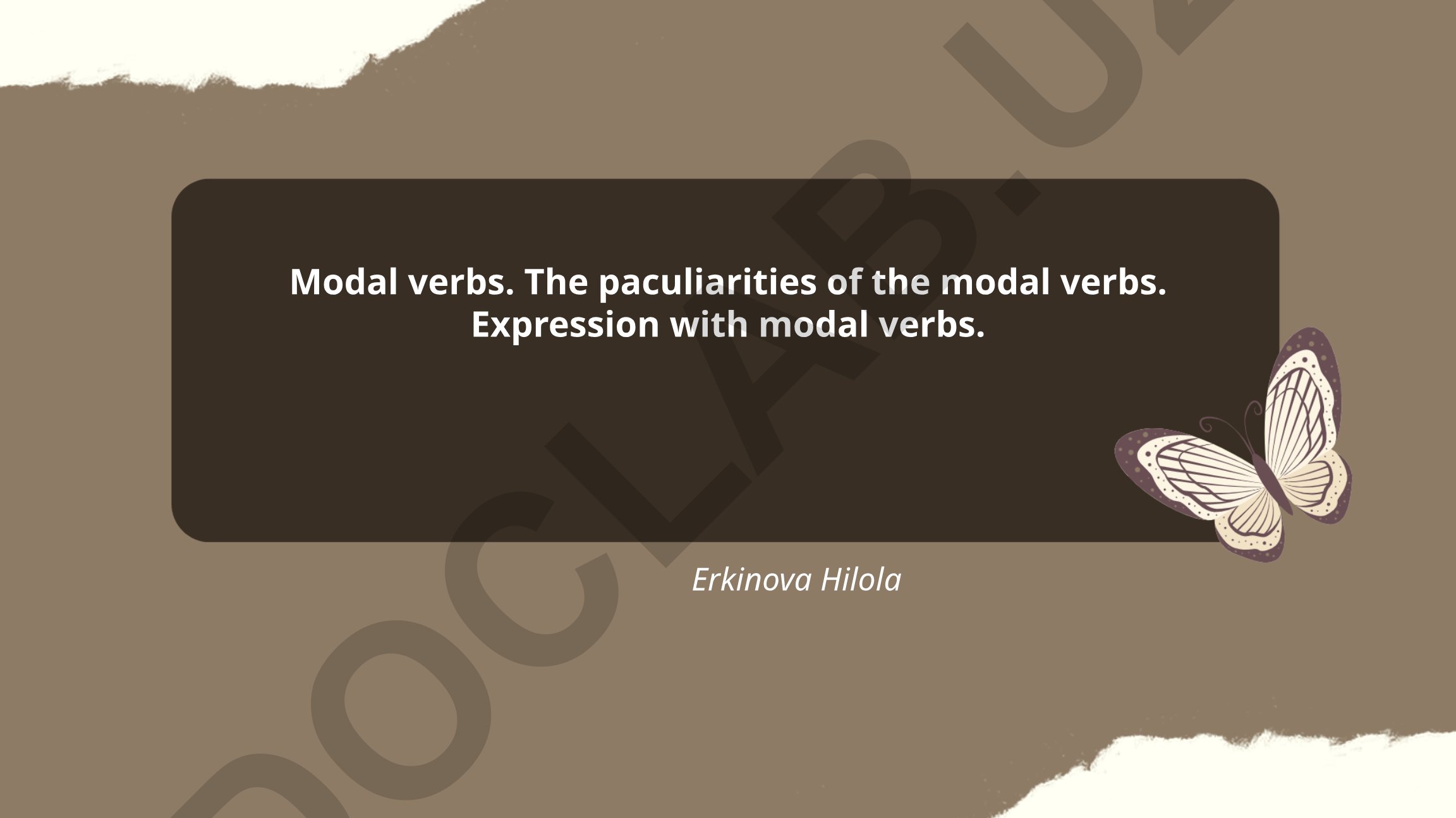 Modal Verbs in English: Introduction, Possibility, and Permission