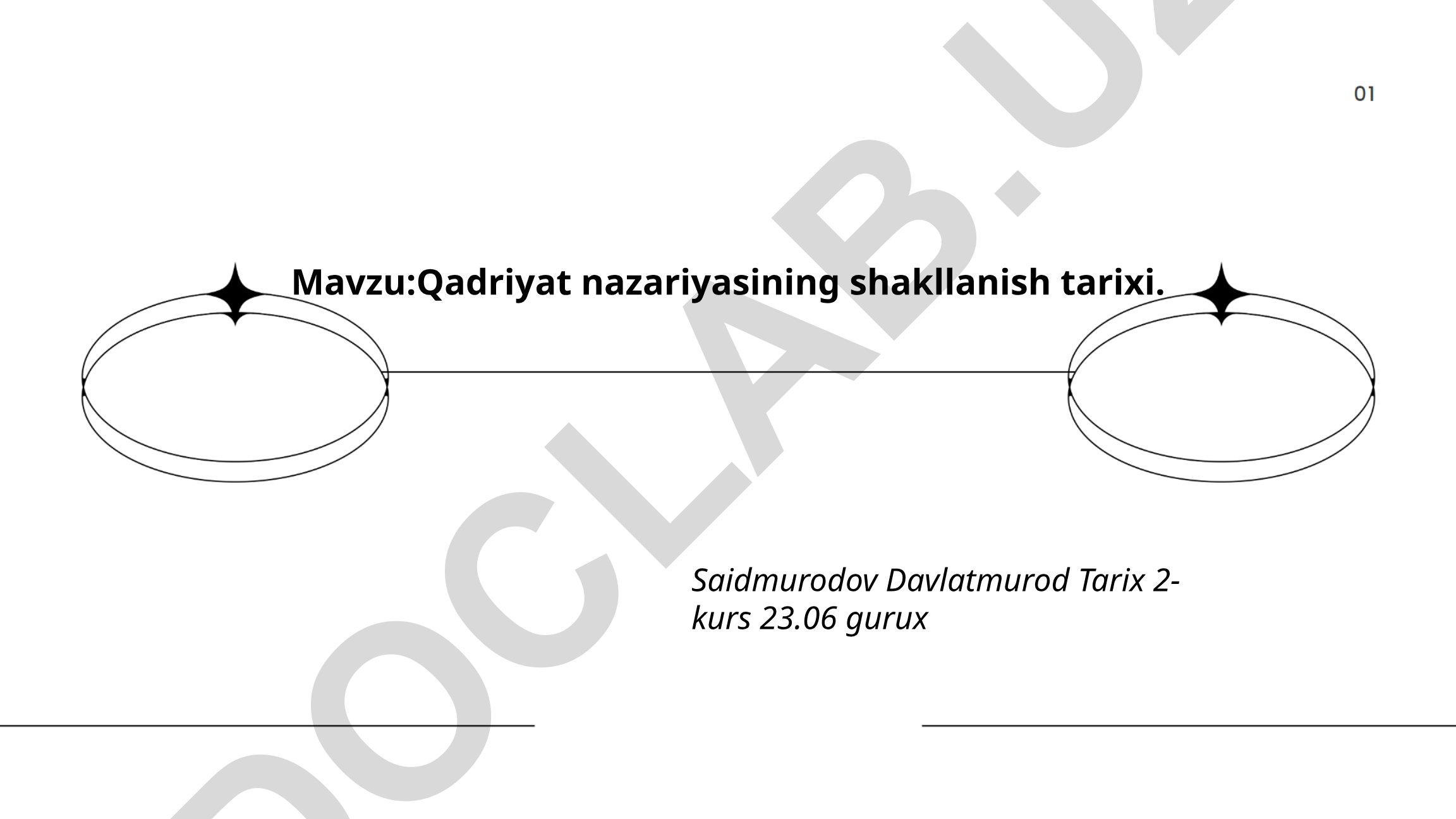 Qadriyat nazariyasining shakllanish tarixi