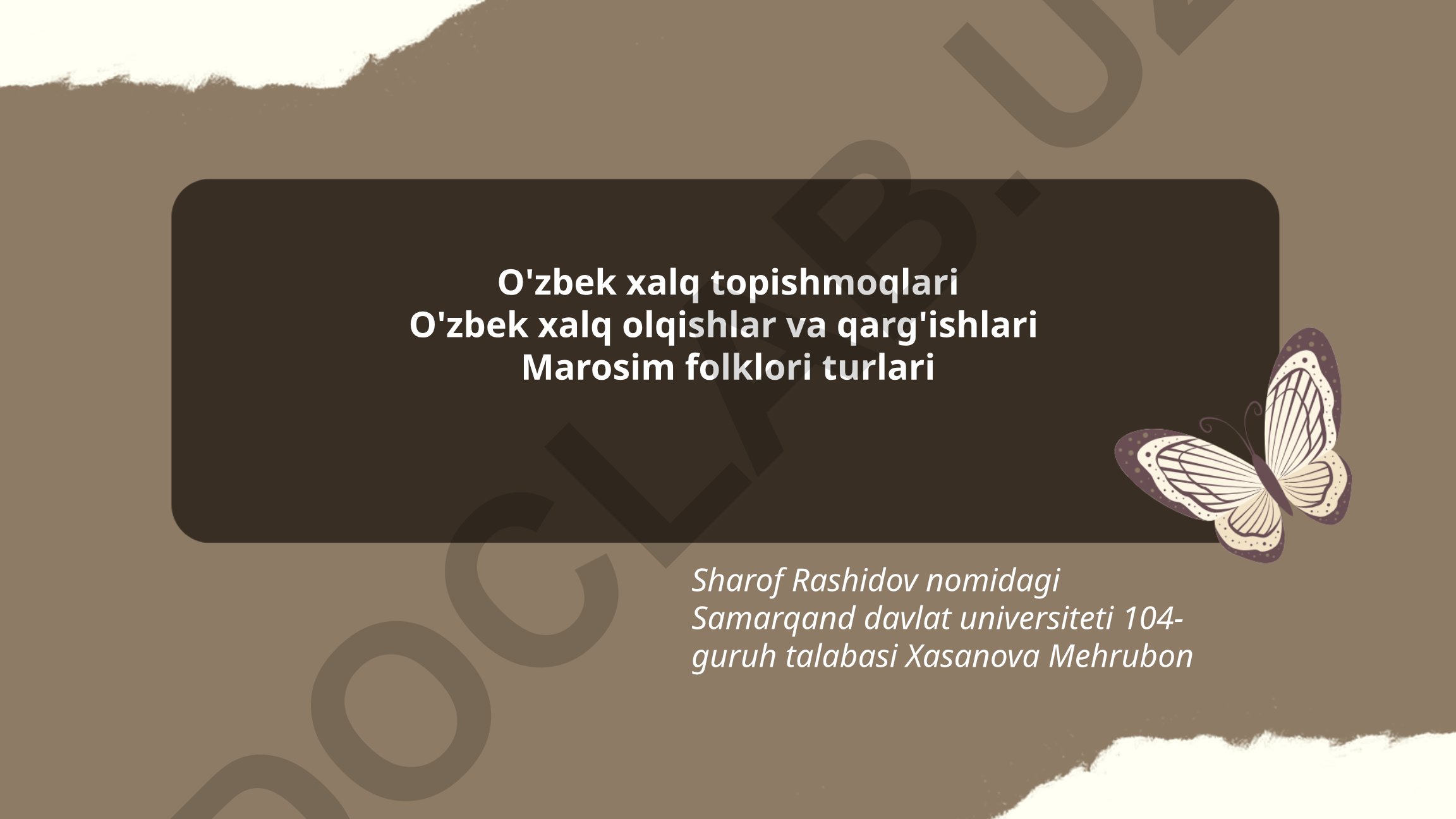 O'zbek xalq topishmoqlari, olqish va qarg'ishlar, marosim folklori