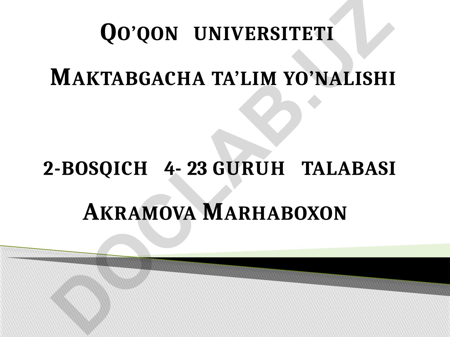 Maktabgacha ta'lim tashkilotida kun tartibini tuzish