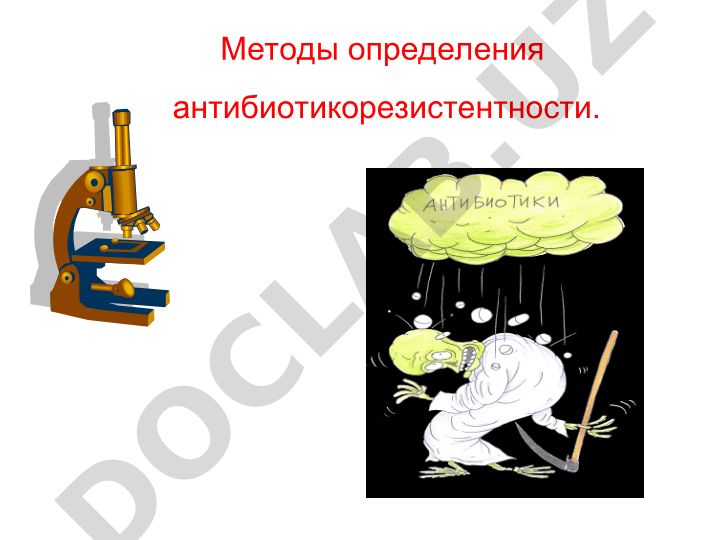 Методы определения антибиотикорезистентности