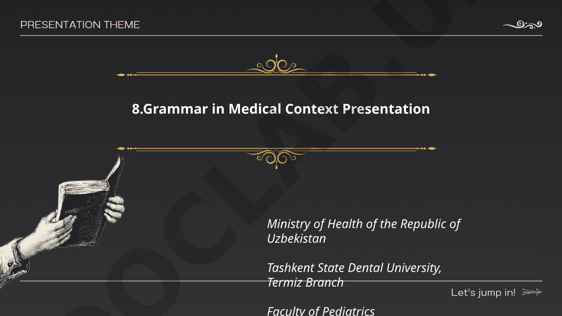 Grammar in Medical Context