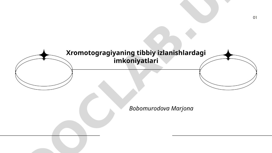 Xromatografiyaning tibbiy izlanishlardagi imkoniyatlari