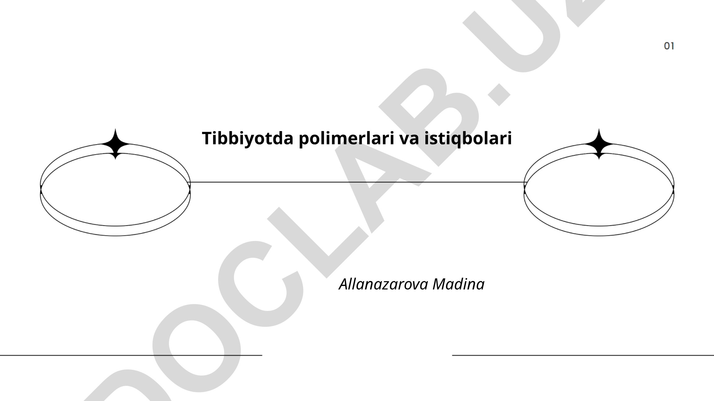 Tibbiyotda polimerlarning turlari va biologik moslashuvchanligi