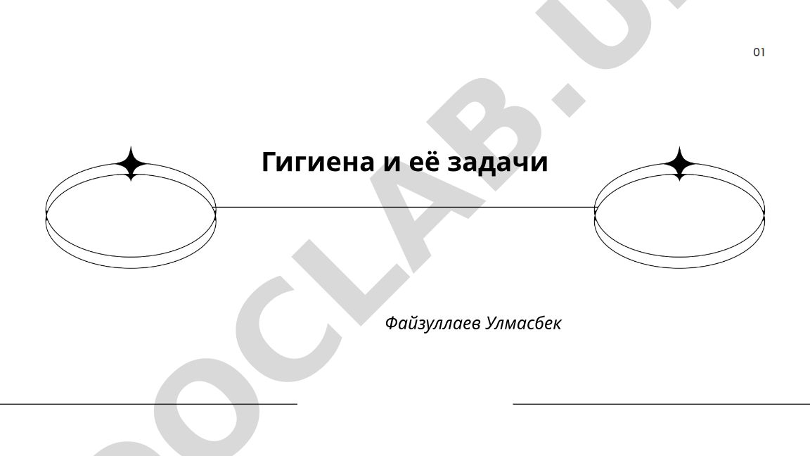 Гигиена и её задачи